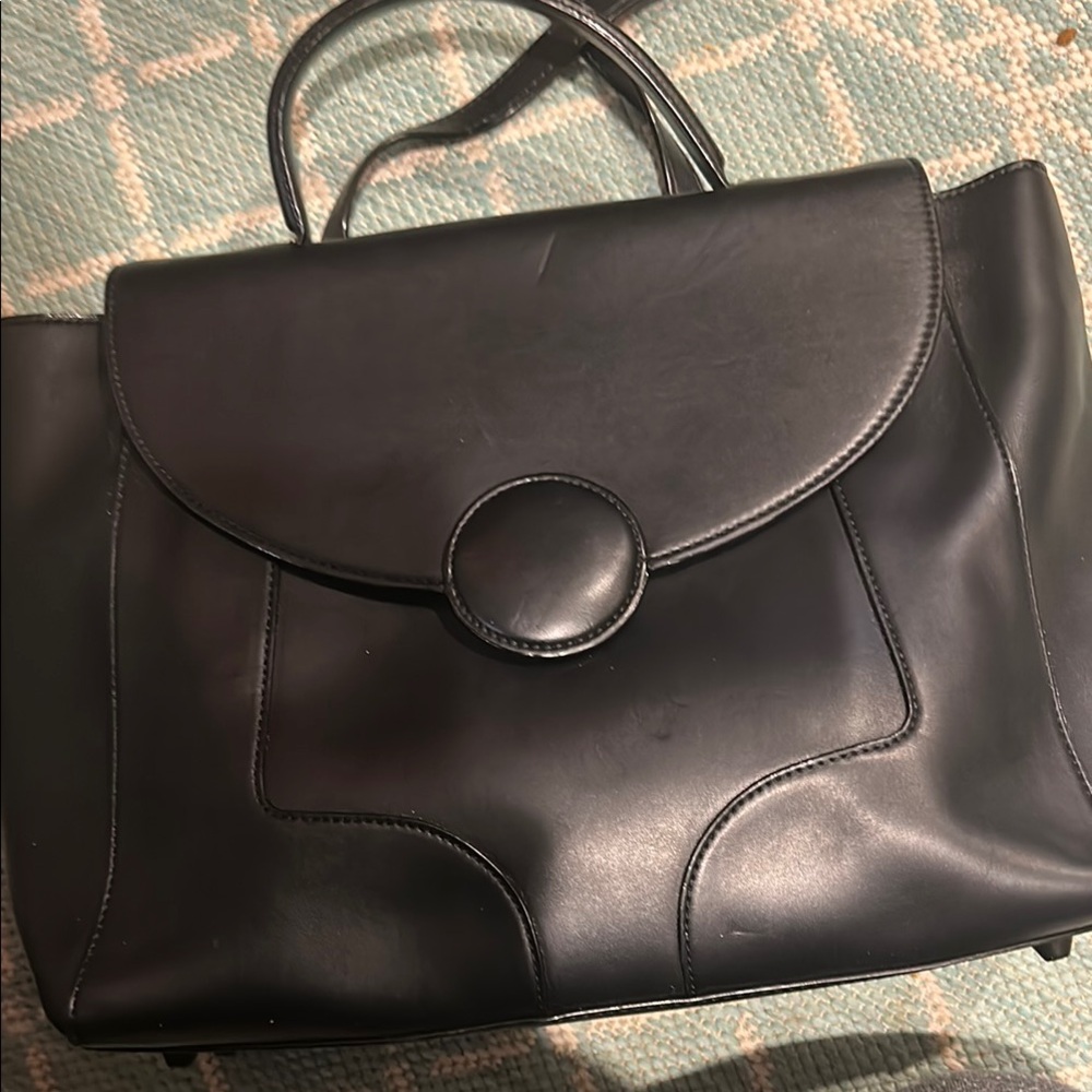 Chic Black Satchel Bag